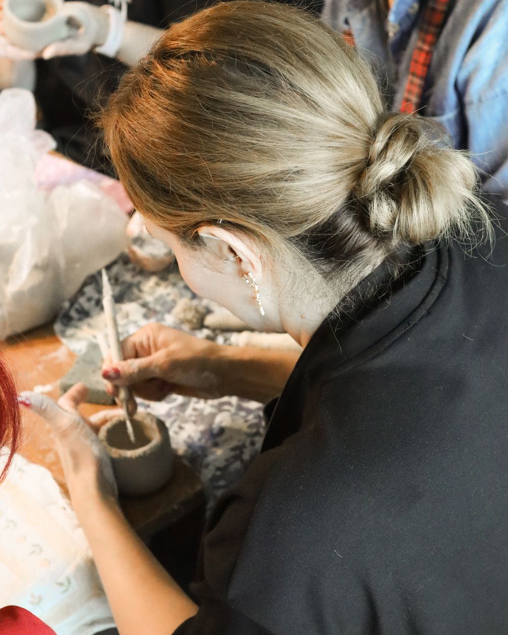 Pottery in progress